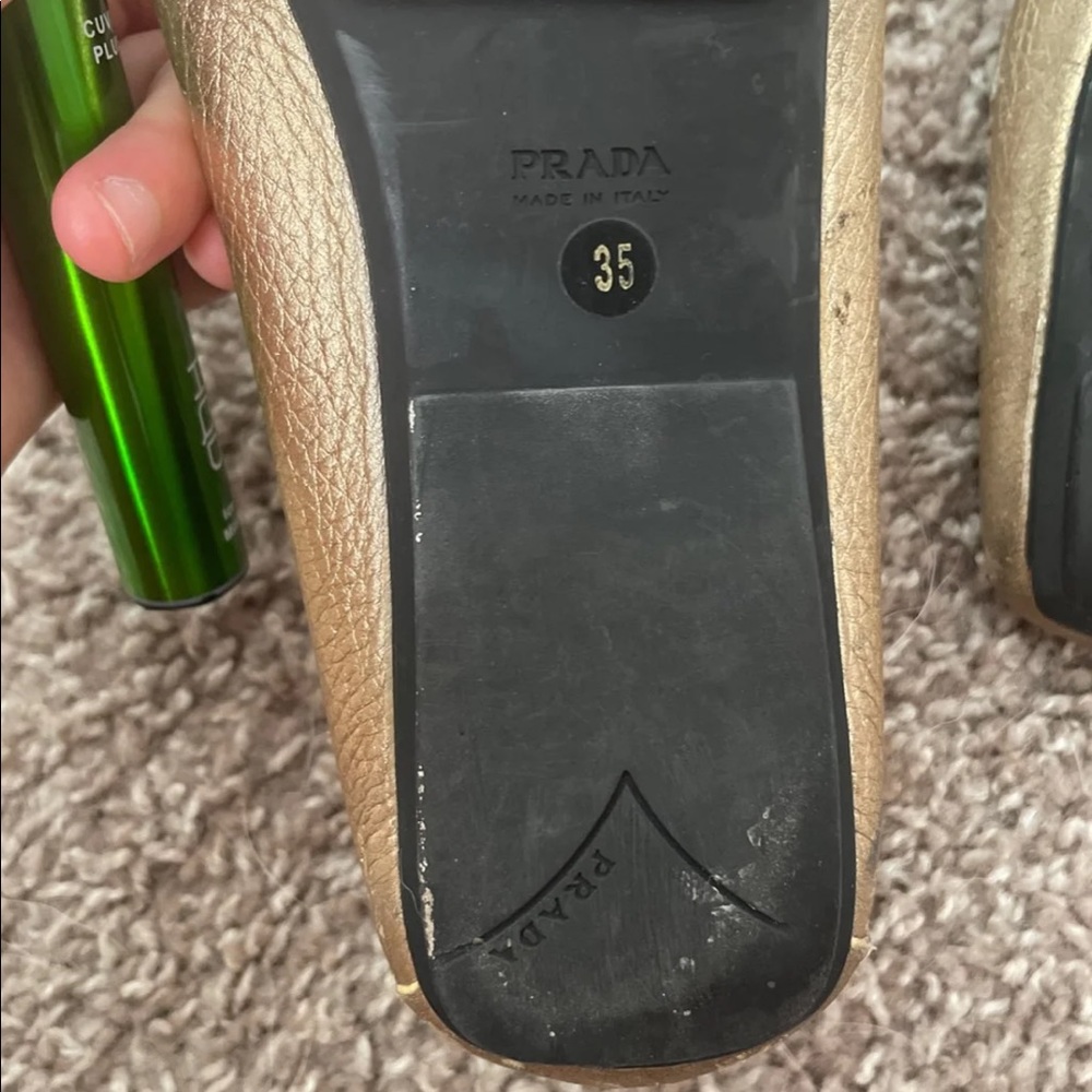 Vintage Prada leather loafers flats - Picture 3 of 5